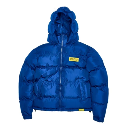 ALOCS Puffer Jacket Blue