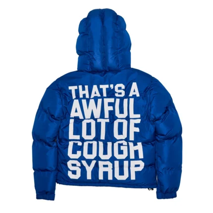 ALOCS Puffer Jacket Blue d