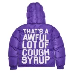 ALOCS Puffer Jacket Purple f