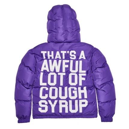ALOCS Puffer Jacket Purple f