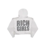 Rich Girls Crop Hoodie r