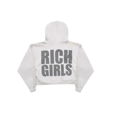 Rich Girls Crop Hoodie r